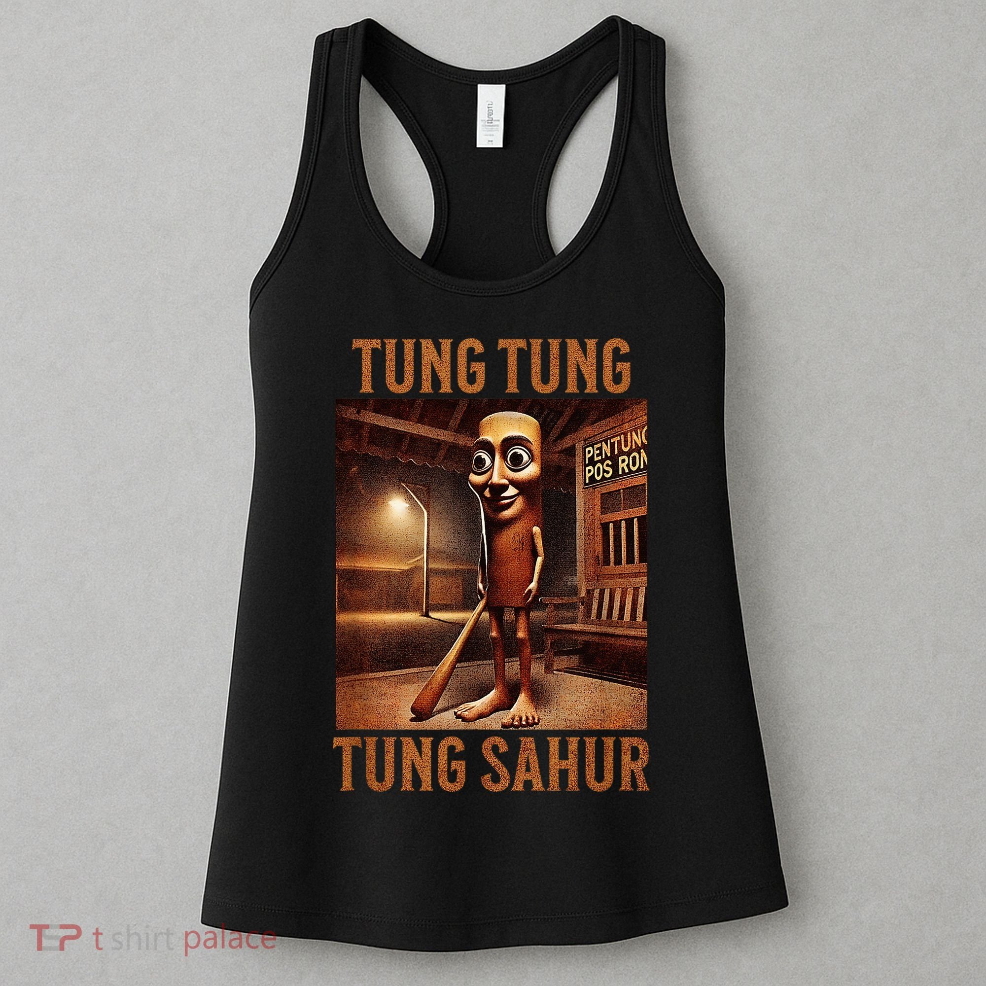 Tung Tung Tung Sahur Italian Brainrot Meme Women's Tank Top