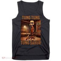Tung Tung Tung Sahur Italian Brainrot Meme Tank Top thumb 0