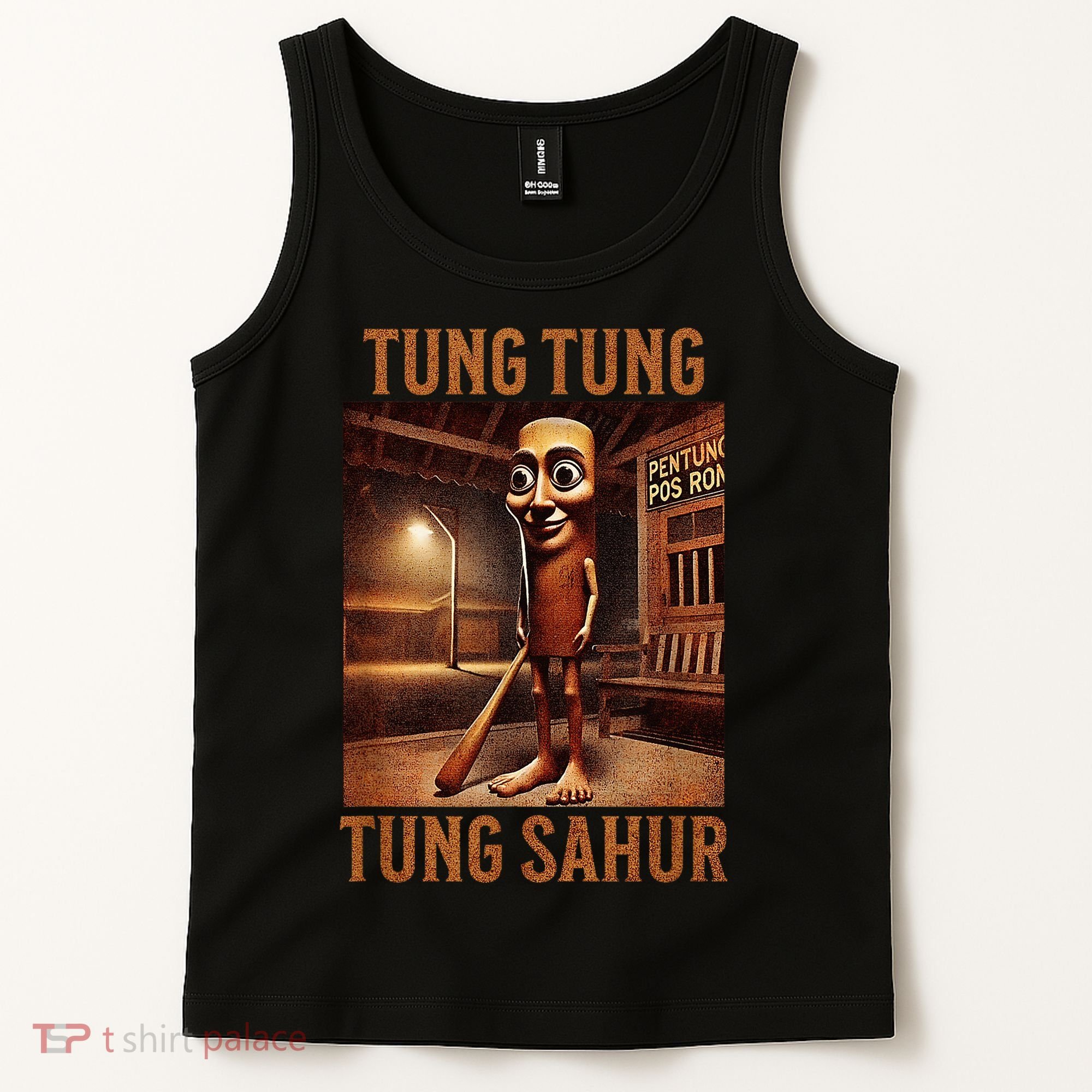 Tung Tung Tung Sahur Italian Brainrot Meme Tank Top