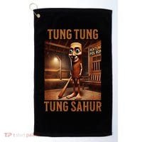 Tung Tung Tung Sahur Italian Brainrot Meme Golf Towel thumb 0