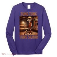 Tung Tung Tung Sahur Italian Brainrot Meme Long Sleeve Shirt thumb 0