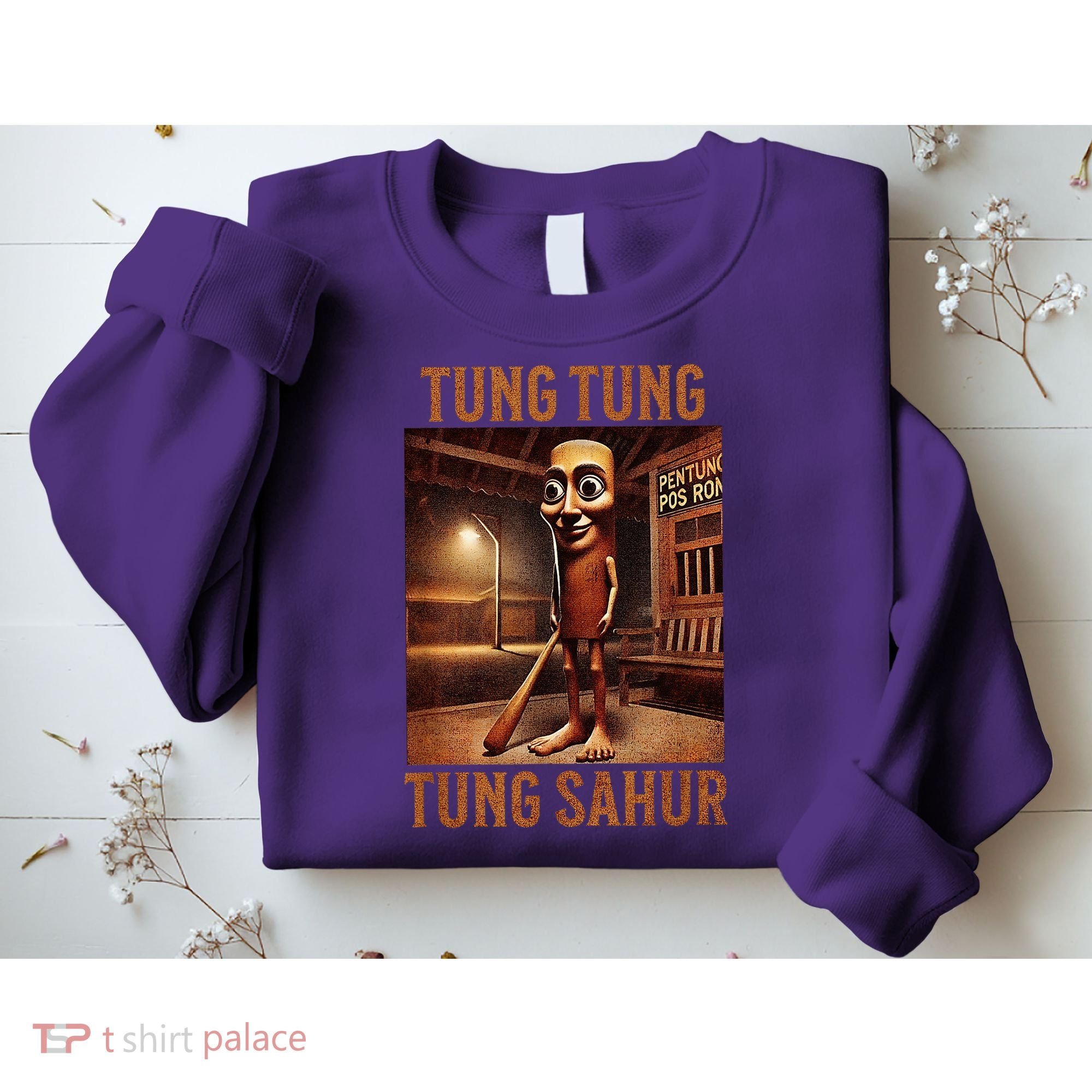 Tung Tung Tung Sahur Italian Brainrot Meme Sweatshirt