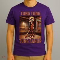 Tung Tung Tung Sahur Italian Brainrot Meme T-Shirt thumb 3