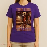 Tung Tung Tung Sahur Italian Brainrot Meme T-Shirt thumb 4