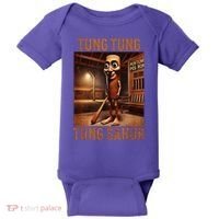 Tung Tung Tung Sahur Italian Brainrot Meme Baby Bodysuit thumb 0