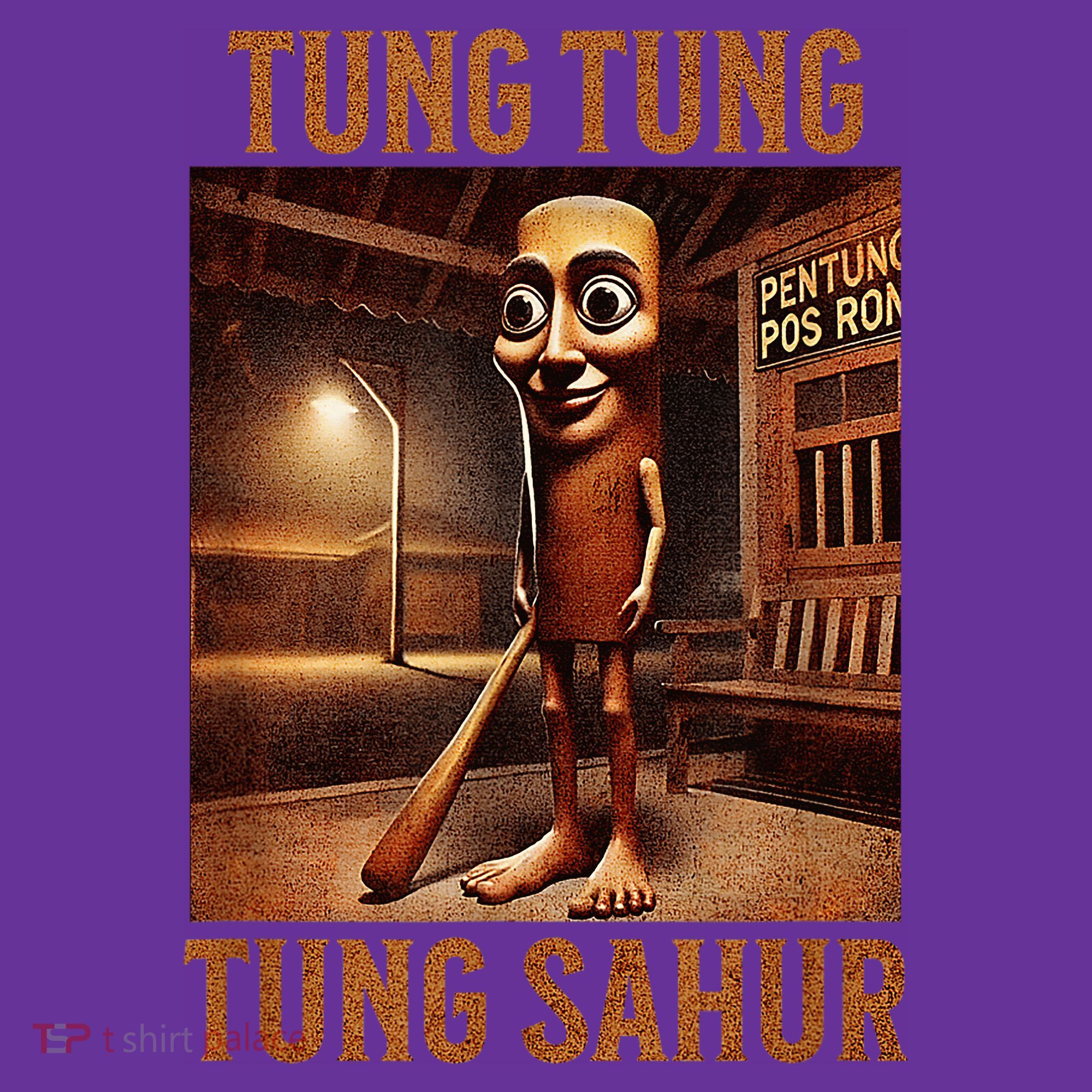 Tung Tung Tung Sahur Italian Brainrot Meme Baby Bodysuit