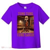 Tung Tung Tung Sahur Italian Brainrot Meme Toddler T-Shirt thumb 0