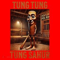 Tung Tung Tung Sahur Italian Brainrot Meme Santa Hat thumb 1