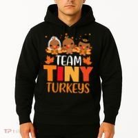 Turkey Thanksgiving TeamTiny Turkeys Nurse Fall NICU Nurse Hoodie thumb 2