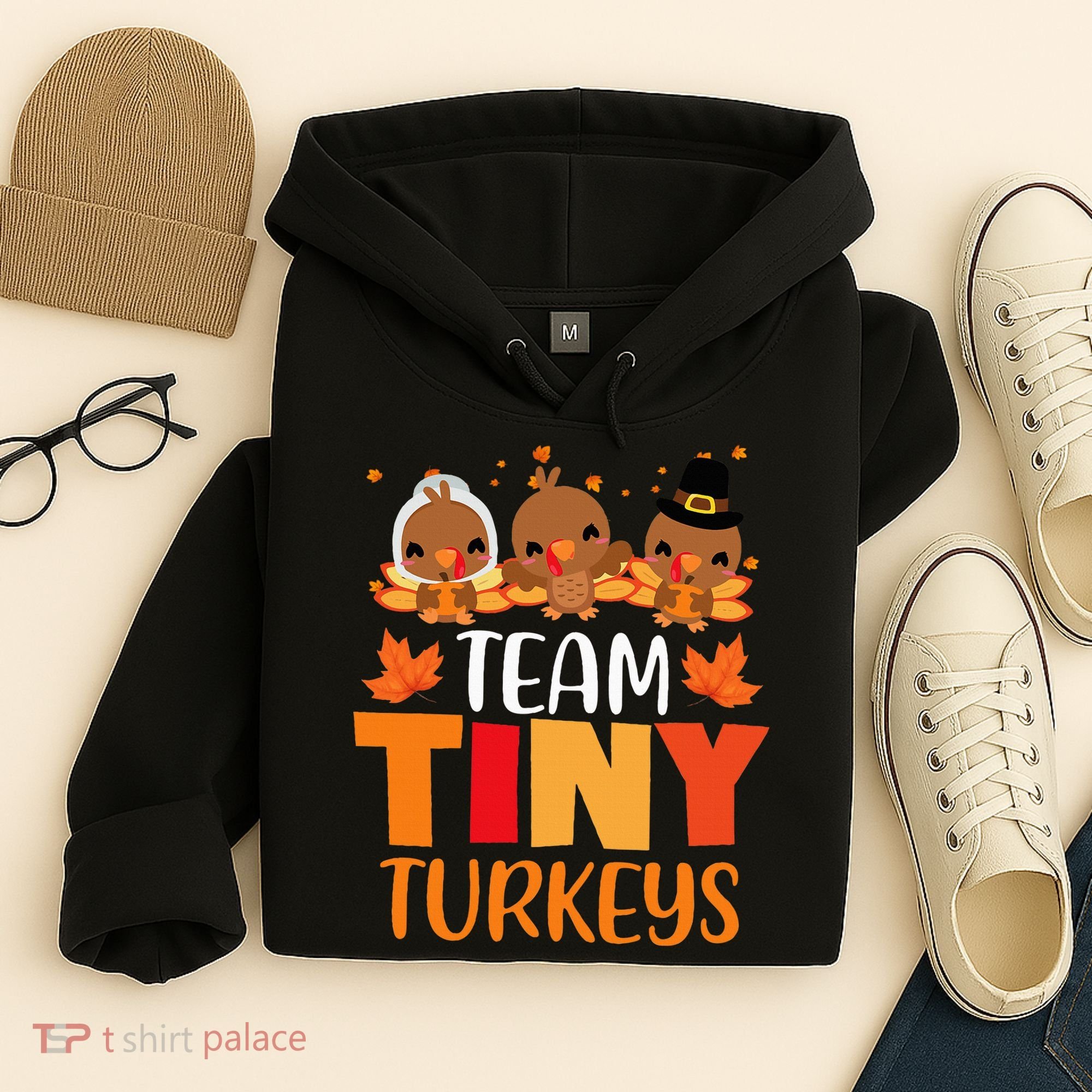 Turkey Thanksgiving TeamTiny Turkeys Nurse Fall NICU Nurse Hoodie