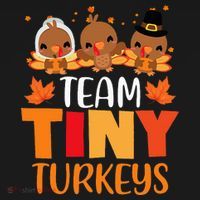 Turkey Thanksgiving TeamTiny Turkeys Nurse Fall NICU Nurse Coaster thumb 2