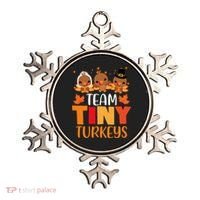 Turkey Thanksgiving TeamTiny Turkeys Nurse Fall NICU Nurse Ornament thumb 0