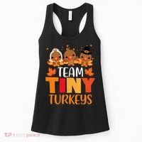 Turkey Thanksgiving TeamTiny Turkeys Nurse Fall NICU Nurse Women's Tank Top thumb 0