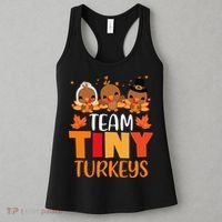 Turkey Thanksgiving TeamTiny Turkeys Nurse Fall NICU Nurse Women's Tank Top thumb 3