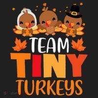 Turkey Thanksgiving TeamTiny Turkeys Nurse Fall NICU Nurse Hat thumb 2