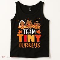 Turkey Thanksgiving TeamTiny Turkeys Nurse Fall NICU Nurse Tank Top thumb 2