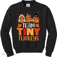 Turkey Thanksgiving TeamTiny Turkeys Nurse Fall NICU Nurse Kids Sweatshirt thumb 0