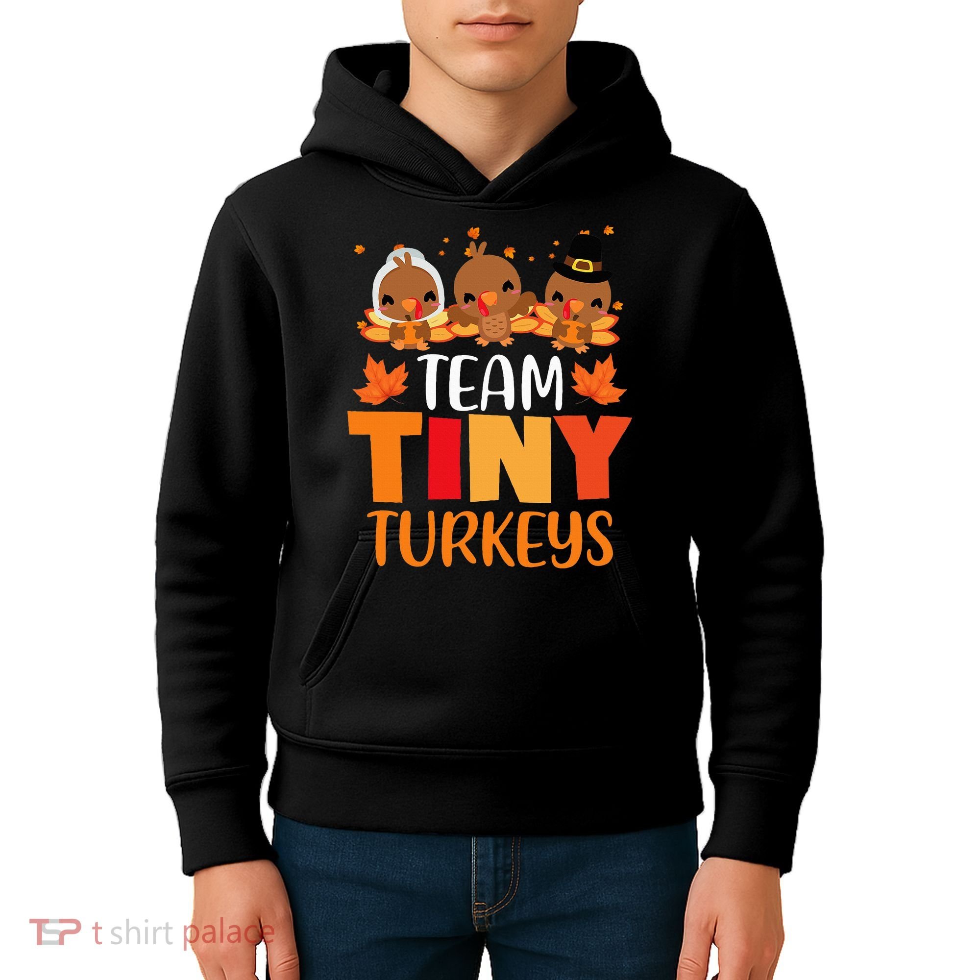 Turkey Thanksgiving TeamTiny Turkeys Nurse Fall NICU Nurse Kids Hoodie