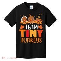 Turkey Thanksgiving TeamTiny Turkeys Nurse Fall NICU Nurse Kids T-Shirt thumb 0