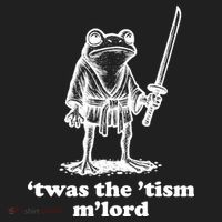 T'was The 'Tism M'Lord Funny Medieval Knight Frog Women's Sweatshirt thumb 2