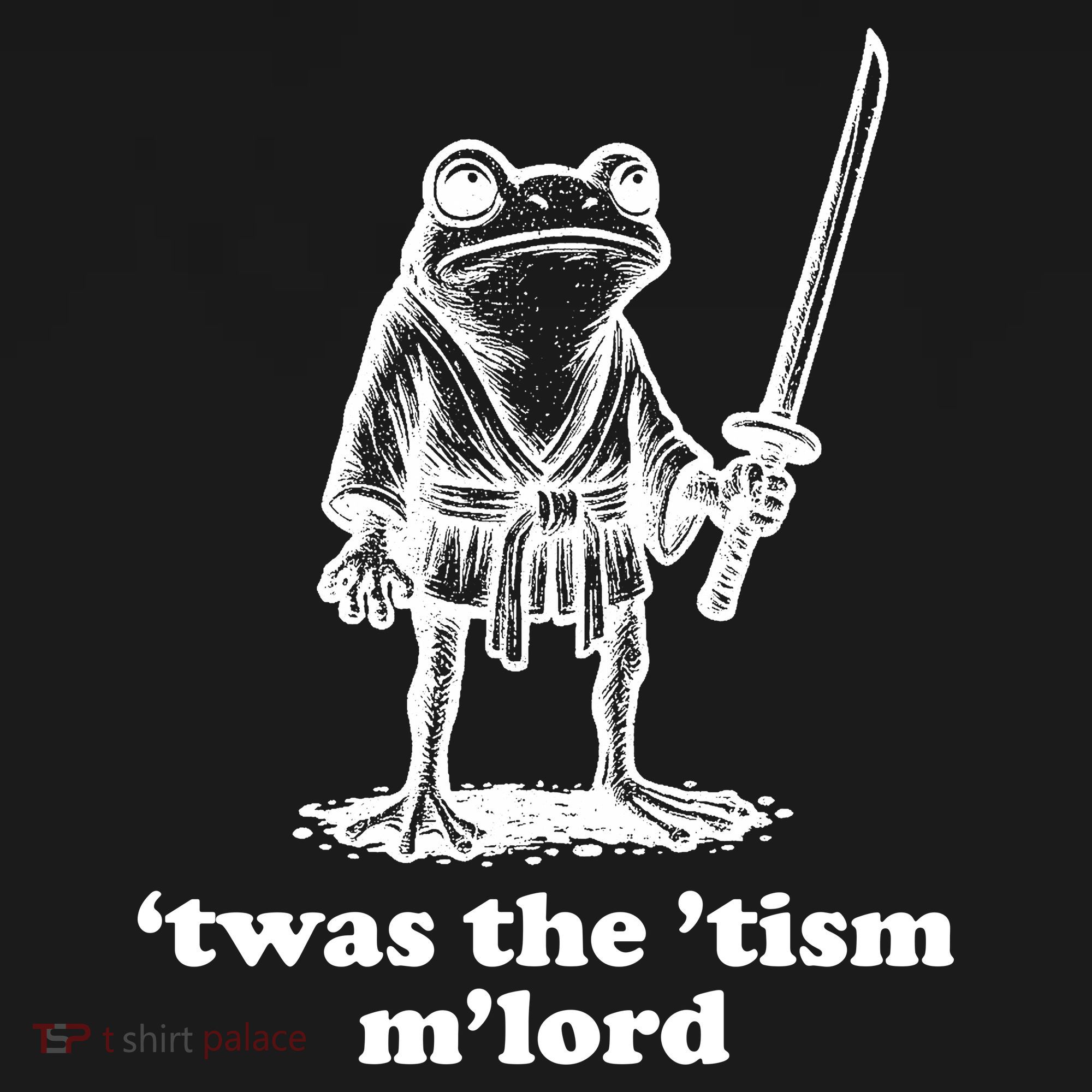 T'was The 'Tism M'Lord Funny Medieval Knight Frog Women's Tank Top