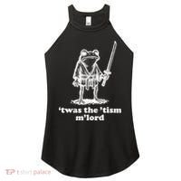 T'was The 'Tism M'Lord Funny Medieval Knight Frog Women's Perfect Tri Rocker Tank thumb 0