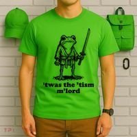 T'was The 'Tism M'Lord Funny Medieval Knight Frog T-Shirt thumb 6