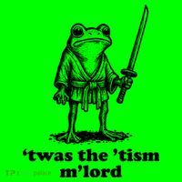 T'was The 'Tism M'Lord Funny Medieval Knight Frog T-Shirt thumb 7