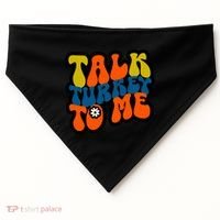 Talk Turkey To Me USA-Made Doggie Bandana thumb 0