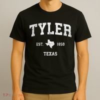 Tyler Texas Tx Vintage Sports T-Shirt thumb 3