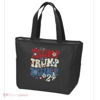 Trump Trump Trump 2024 Retro Groovy Tote Bag thumb 3