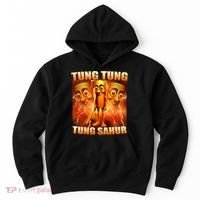 Tung Tung Tung Sahur Meme Hoodie thumb 0