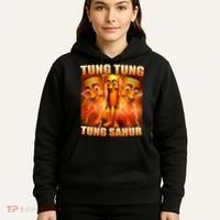 Tung Tung Tung Sahur Meme Hoodie thumb 5
