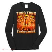 Tung Tung Tung Sahur Meme Long Sleeve Shirt thumb 0