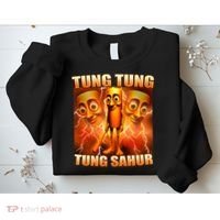 Tung Tung Tung Sahur Meme Sweatshirt thumb 2