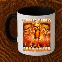 Tung Tung Tung Sahur Meme Coffee Mug thumb 2