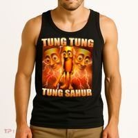 Tung Tung Tung Sahur Meme Tank Top thumb 3