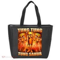 Tung Tung Tung Sahur Meme Tote Bag thumb 0