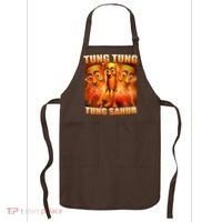 Tung Tung Tung Sahur Meme Apron thumb 0
