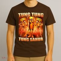 Tung Tung Tung Sahur Meme T-Shirt thumb 3