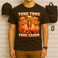 Tung Tung Tung Sahur Meme T-Shirt thumb 6