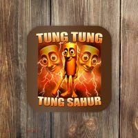 Tung Tung Tung Sahur Meme Coaster thumb 0
