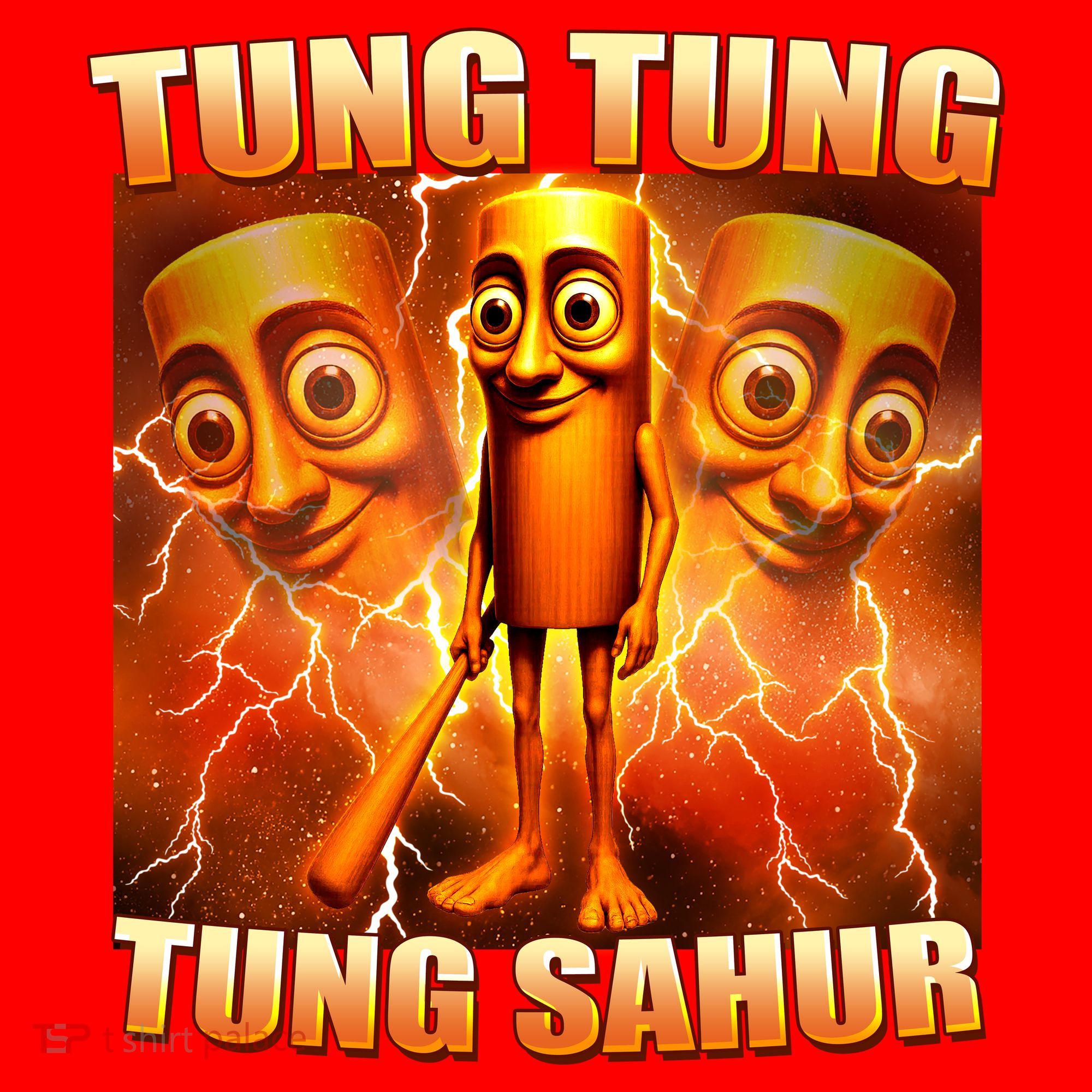 Tung Tung Tung Sahur Meme Santa Hat