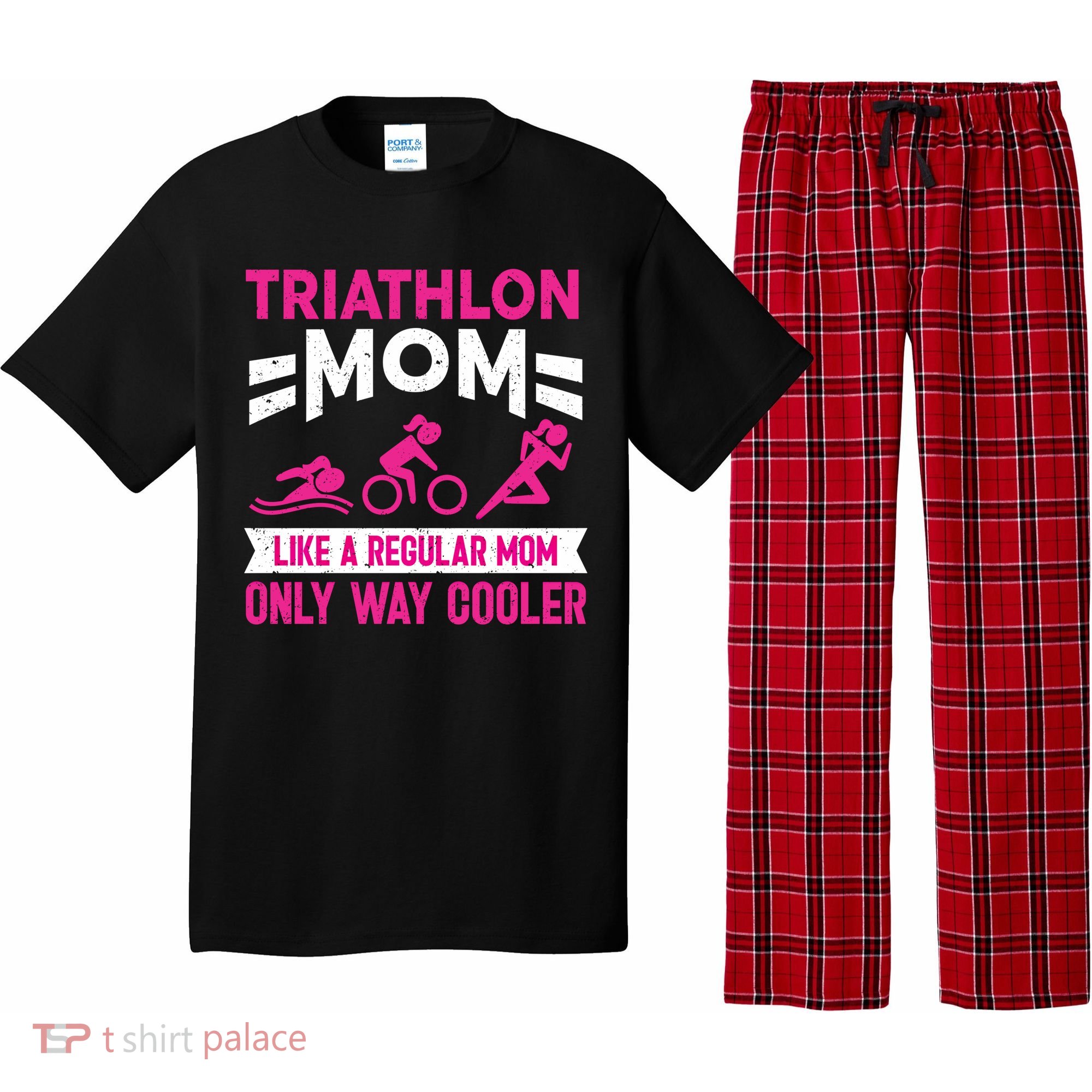 Triatlon Triathlete Triathlon Mom Gift Pajama Set