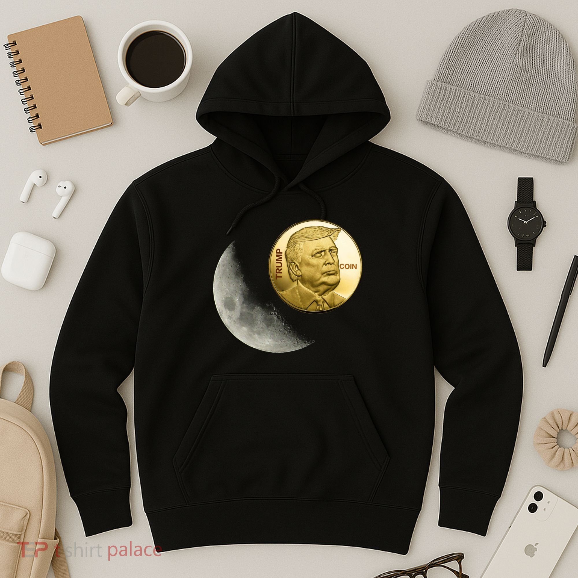 $Trump To The Moon Hoodie