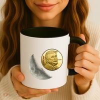 $Trump To The Moon Coffee Mug thumb 3