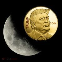$Trump To The Moon Ornament thumb 1