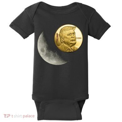 $Trump To The Moon Baby Bodysuit