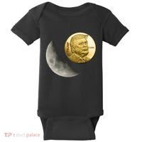 $Trump To The Moon Baby Bodysuit thumb 0