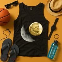 $Trump To The Moon Tank Top thumb 4